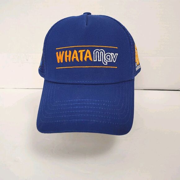 Whataburger Dallas Mavericks Hat NBA Promo Snapback Embroidered Blue Adjustable - Picture 1 of 7